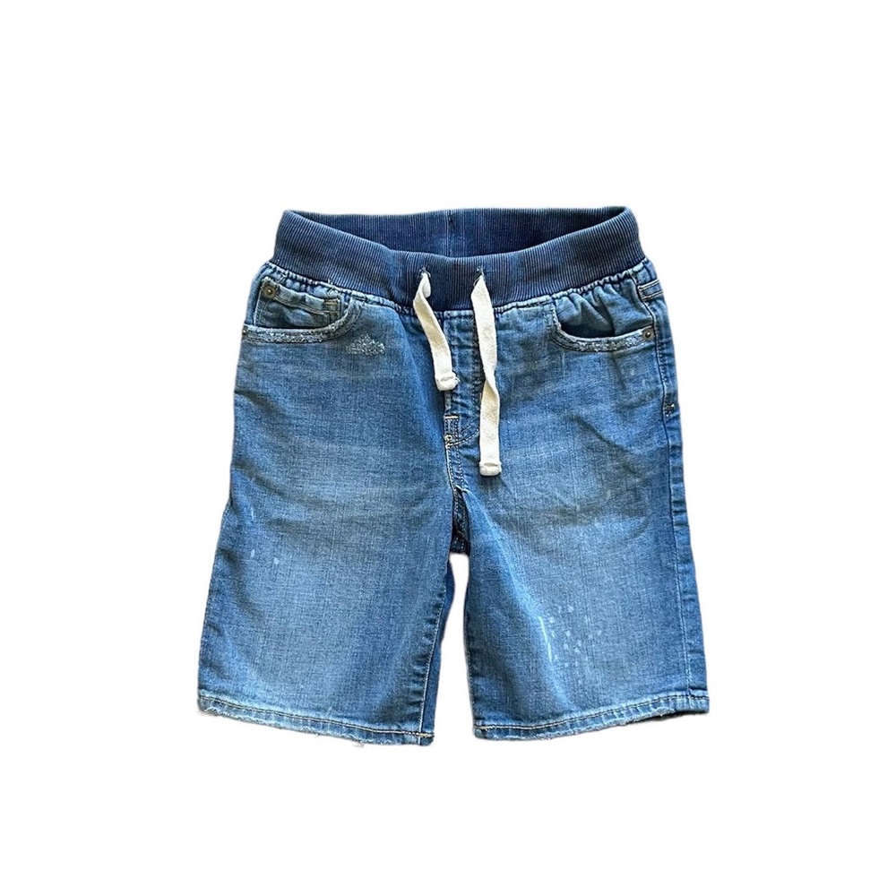 Gap kids pull on jean shorts size small 6-7 years